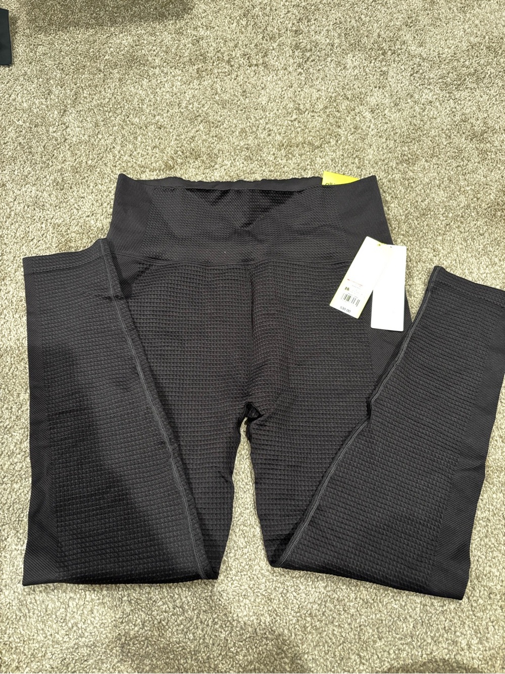 all in motion Black High-Waist Textured Leggings